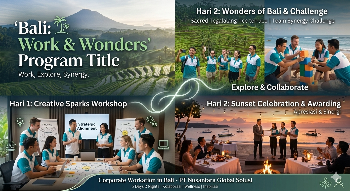 Paket Inbound Bali: Work & Wonders